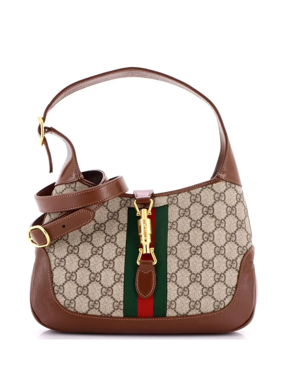 Gucci Jackie Hobo Gg Coated Canvas #337318G22B